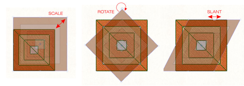 slant array layouteditor